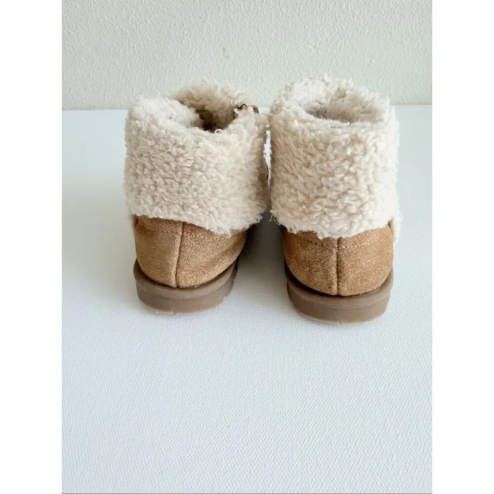 Zara Tan Girls Toddler shoes size 23 (6.5-7 US)